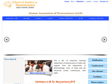 Tablet Screenshot of neuroscienceju.com